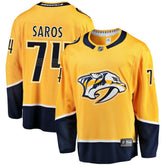 NHL Juuse Saros Nashville Predators Fanatics Breakaway Player Jersey - Gold