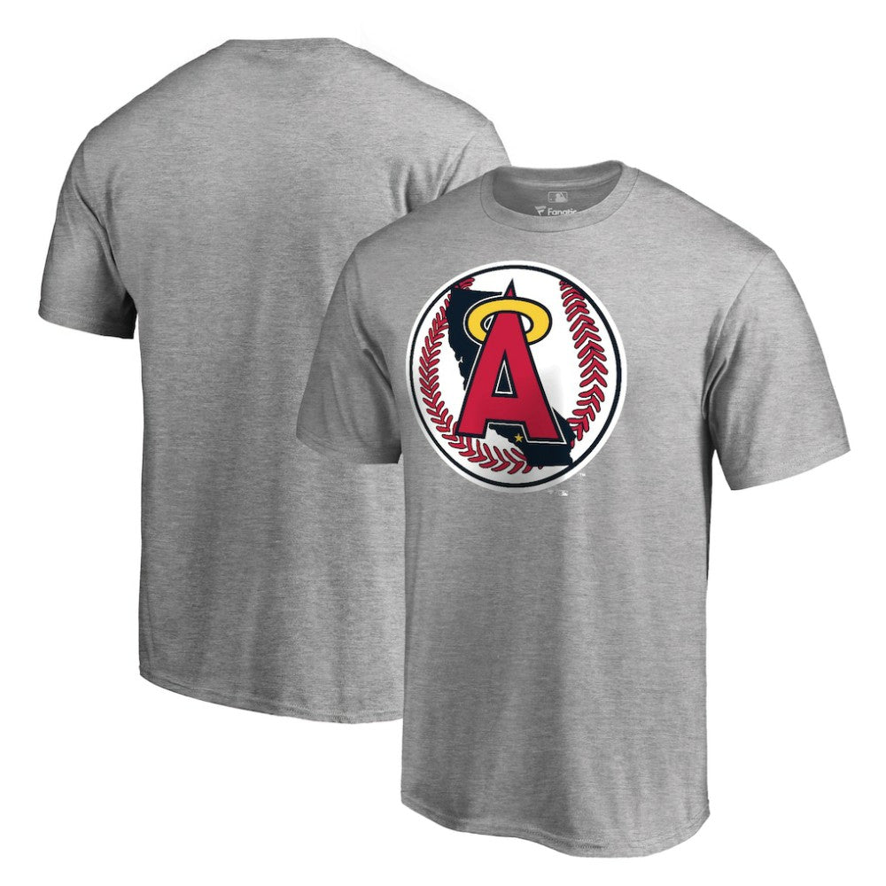 California Angels Cooperstown Collection Vintage Forbes T-Shirt - Heathered Gray T-shirts