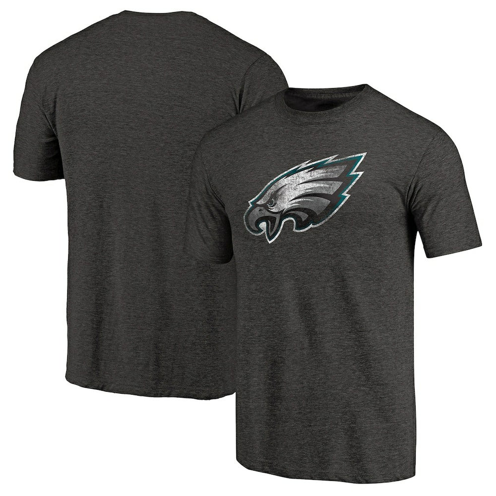 Philadelphia Eagles Team Secondary Tri-Blend T-Shirt Heathered Black