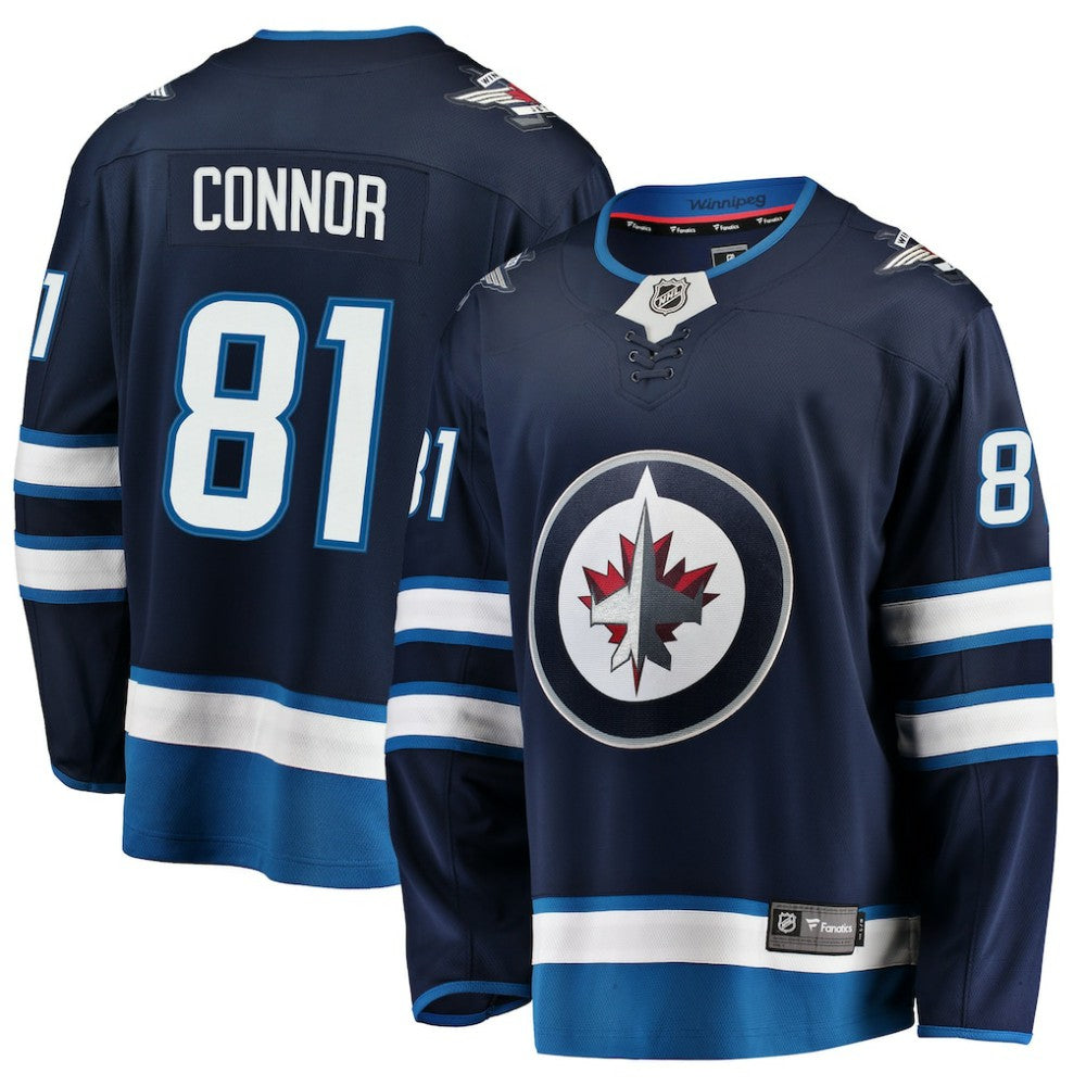 NHL Kyle Connor Winnipeg Jets Fanatics Breakaway Replica Jersey - Navy