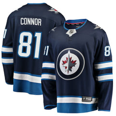 NHL Kyle Connor Winnipeg Jets Fanatics Breakaway Replica Jersey - Navy