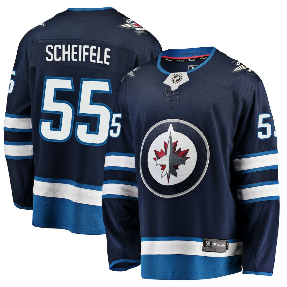 NHL Mark Scheifele Winnipeg Jets Fanatics Breakaway Replica Jersey - Navy