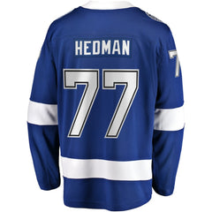 NHL Victor Hedman Tampa Bay Lightning Fanatics Breakaway Jersey - Blue