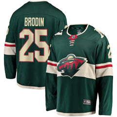 NHL Jonas Brodin Minnesota Wild Fanatics Breakaway Jersey - Green