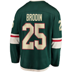 NHL Jonas Brodin Minnesota Wild Fanatics Breakaway Jersey - Green
