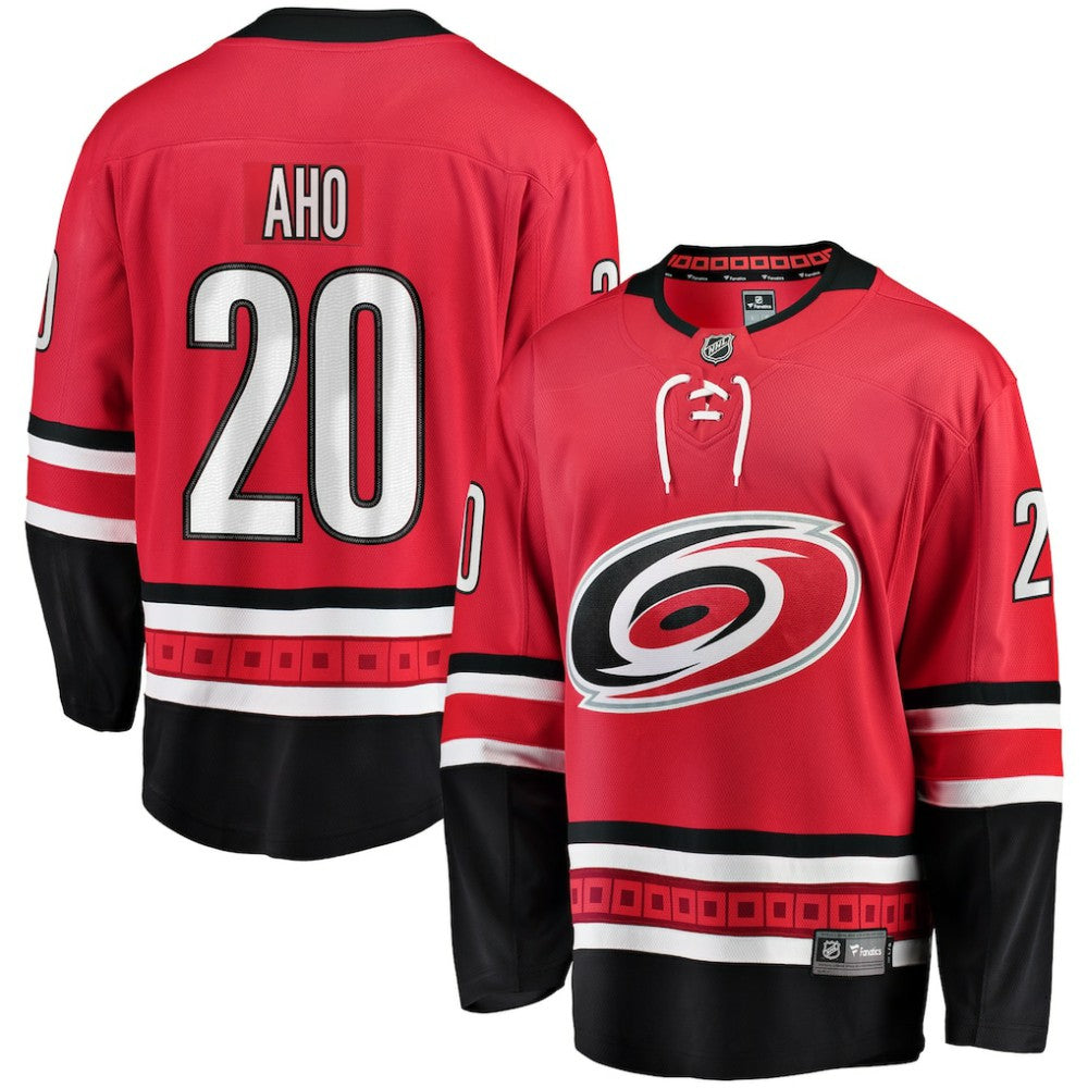 NHL Sebastian Aho Carolina Hurricanes Fanatics Alternate Breakaway Player Jersey - Red
