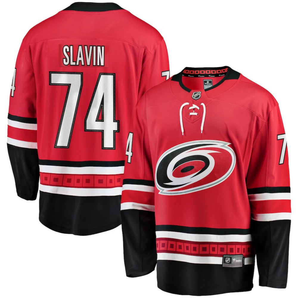 NHL Jaccob Slavin Carolina Hurricanes Fanatics Alternate Breakaway Player Jersey - Red