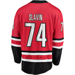 NHL Jaccob Slavin Carolina Hurricanes Fanatics Alternate Breakaway Player Jersey - Red