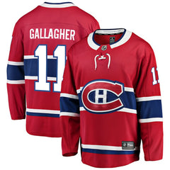 NHL Brendan Gallagher Montreal Canadiens Fanatics Breakaway Player Jersey - Red