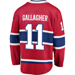 NHL Brendan Gallagher Montreal Canadiens Fanatics Breakaway Player Jersey - Red