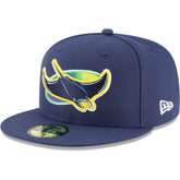 Tampa Bay Rays New Era Alternate Authentic Collection On-Field 59FIFTY Fitted Hat - Navy Hats