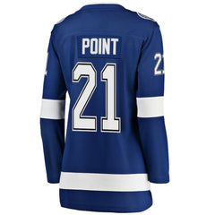 NHL Brayden Point Tampa Bay Lightning Fanatics Women's Breakaway Player Jersey - Blue