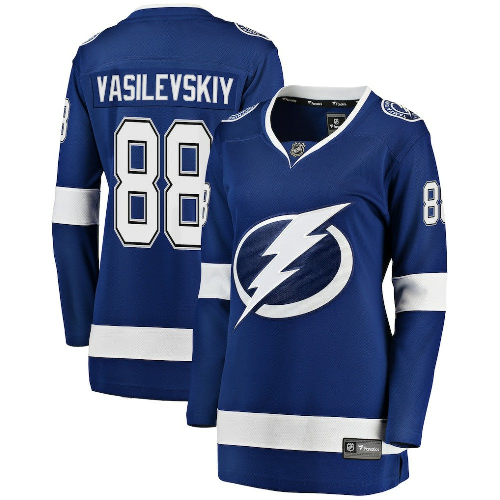 NHL Andrei Vasilevskiy Tampa Bay Lightning Fanatics Women's Breakaway Player Jersey - Blue