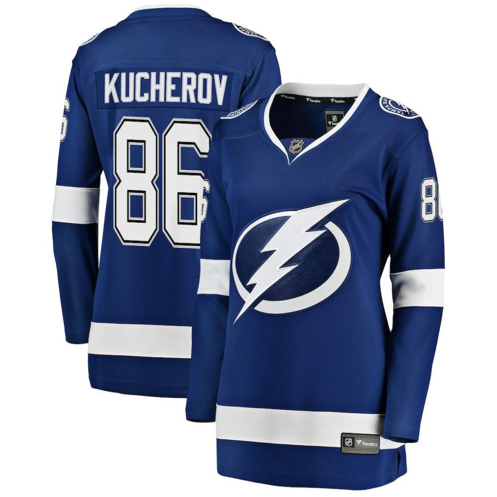 NHL Nikita Kucherov Tampa Bay Lightning Fanatics Women's Breakaway Player Jersey - Blue