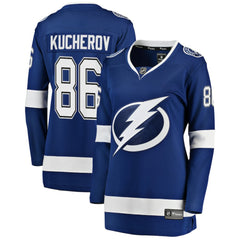 NHL Nikita Kucherov Tampa Bay Lightning Fanatics Women's Breakaway Player Jersey - Blue