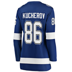 NHL Nikita Kucherov Tampa Bay Lightning Fanatics Women's Breakaway Player Jersey - Blue