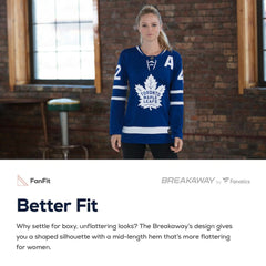 NHL Morgan Rielly Toronto Maple Leafs Fanatics Women's Breakaway Player Jersey - Blue