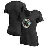 Boston Celtics Lovely V-Neck T-Shirt Black