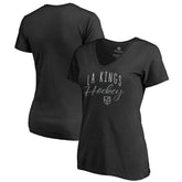 NHL Los Angeles Kings Women's Graceful V-Neck T-Shirt - Black