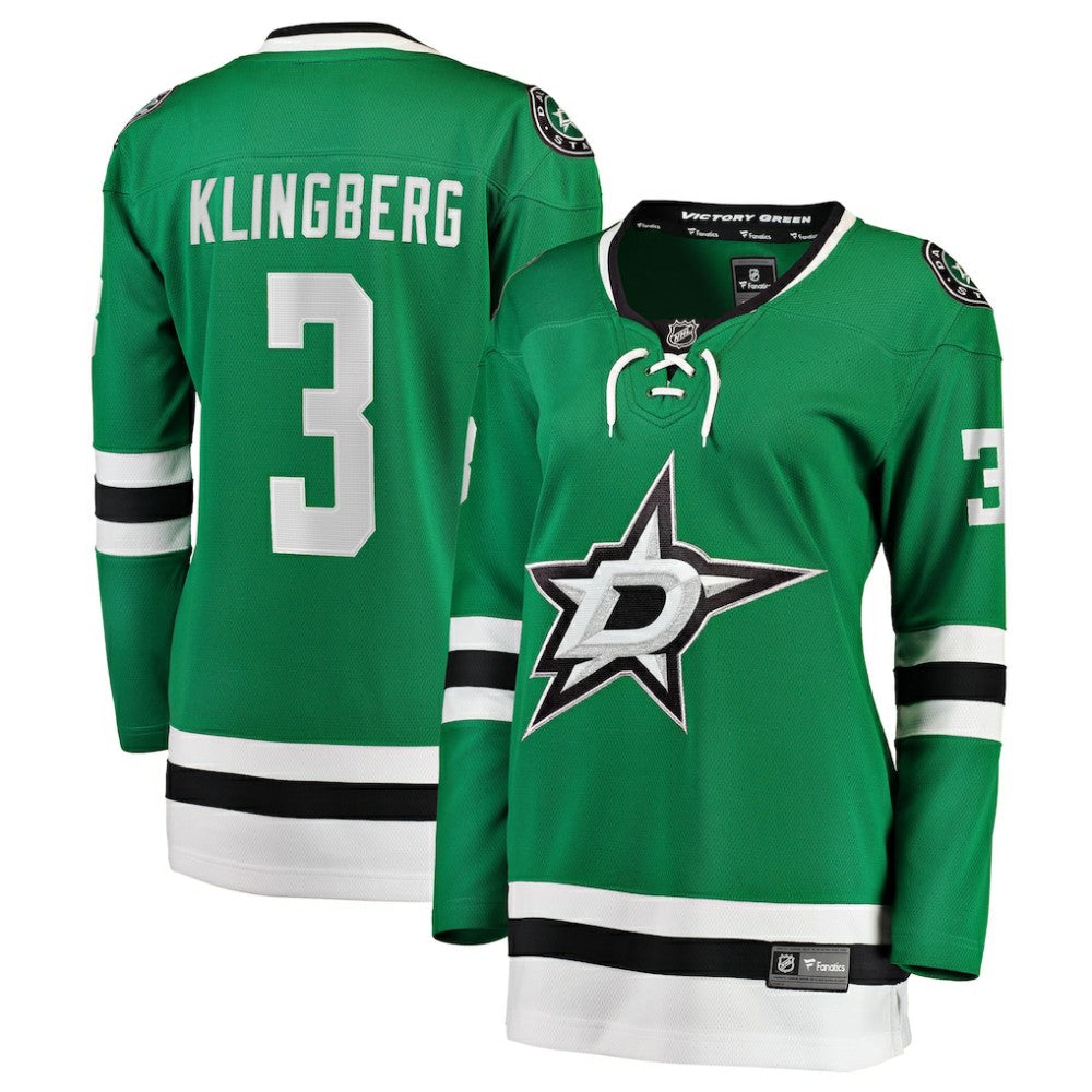 NHL John Klingberg Dallas Stars Fanatics Women's Breakaway Player Jersey - Kelly Green