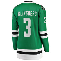 NHL John Klingberg Dallas Stars Fanatics Women's Breakaway Player Jersey - Kelly Green