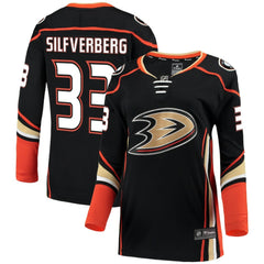 NHL Jakob Silfverberg Anaheim Ducks Fanatics Women's Breakaway Jersey - Black