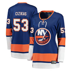 NHL Casey Cizikas New York Islanders Fanatics Women's Breakaway Player Jersey - Royal