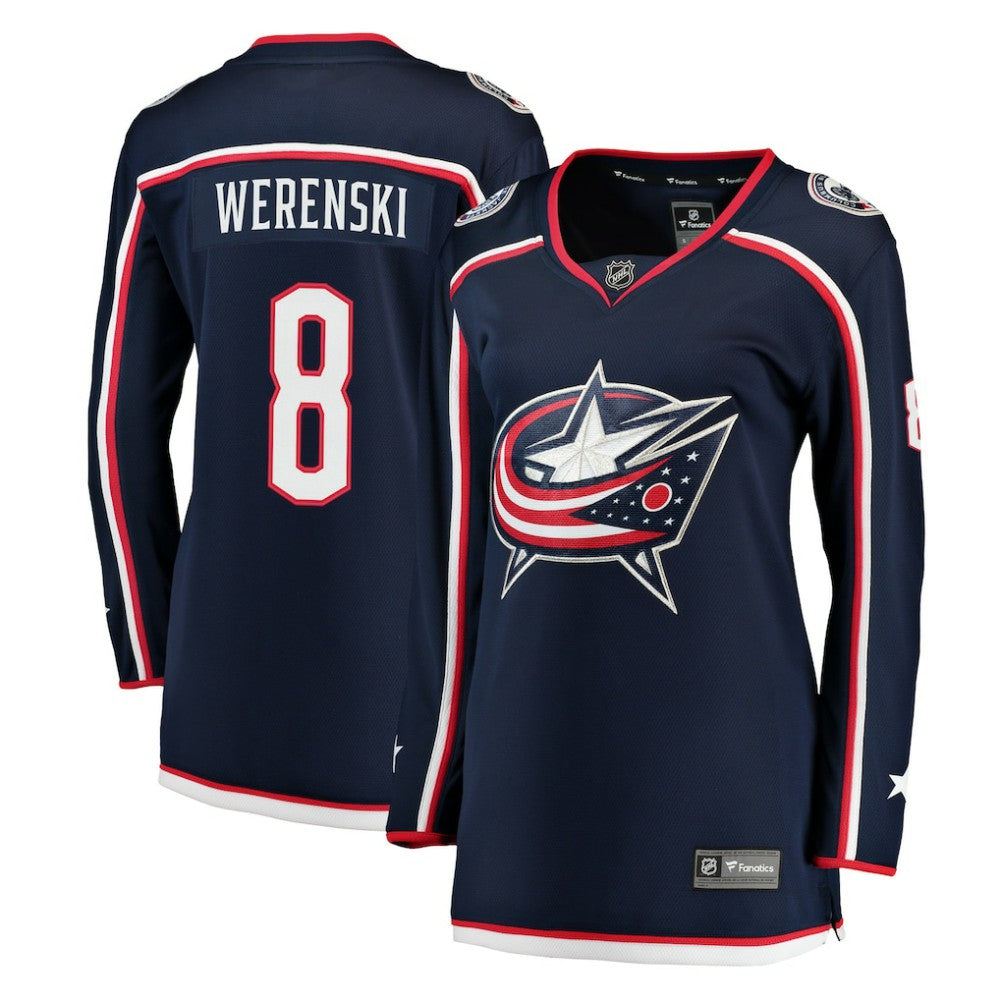 NHL Zach Werenski Columbus Blue Jackets Fanatics Women's Breakaway Jersey - Navy