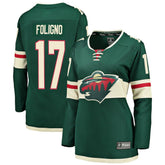 NHL Marcus Foligno Minnesota Wild Fanatics Women's Breakaway Player Jersey - Green