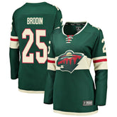 NHL Jonas Brodin Minnesota Wild Fanatics Women's Breakaway Player Jersey - Green
