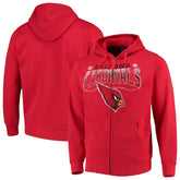 Arizona Cardinals G-III Sports by Carl Banks Perfect Season Full-Zip Hoodie Cardinal