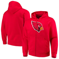 Arizona Cardinals G-III Sports by Carl Banks Primary Logo Full-Zip Hoodie Cardinal