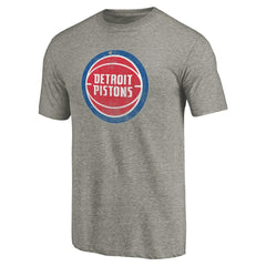 Detroit Pistons Greatest Dad Tri-Blend T-Shirt Gray