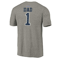 Oklahoma City Thunder Greatest Dad Tri-Blend T-Shirt Gray