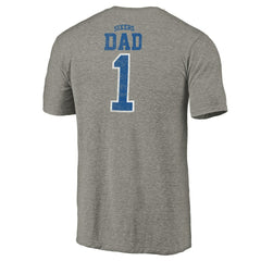 Philadelphia 76ers Greatest Dad Tri-Blend T-Shirt Gray