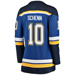 NHL Brayden Schenn St. Louis Blues Fanatics Women's Breakaway Player Jersey - Blue