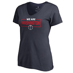 Washington Wizards Women's We Are Iconic Collection V-Neck T-Shirt Navy