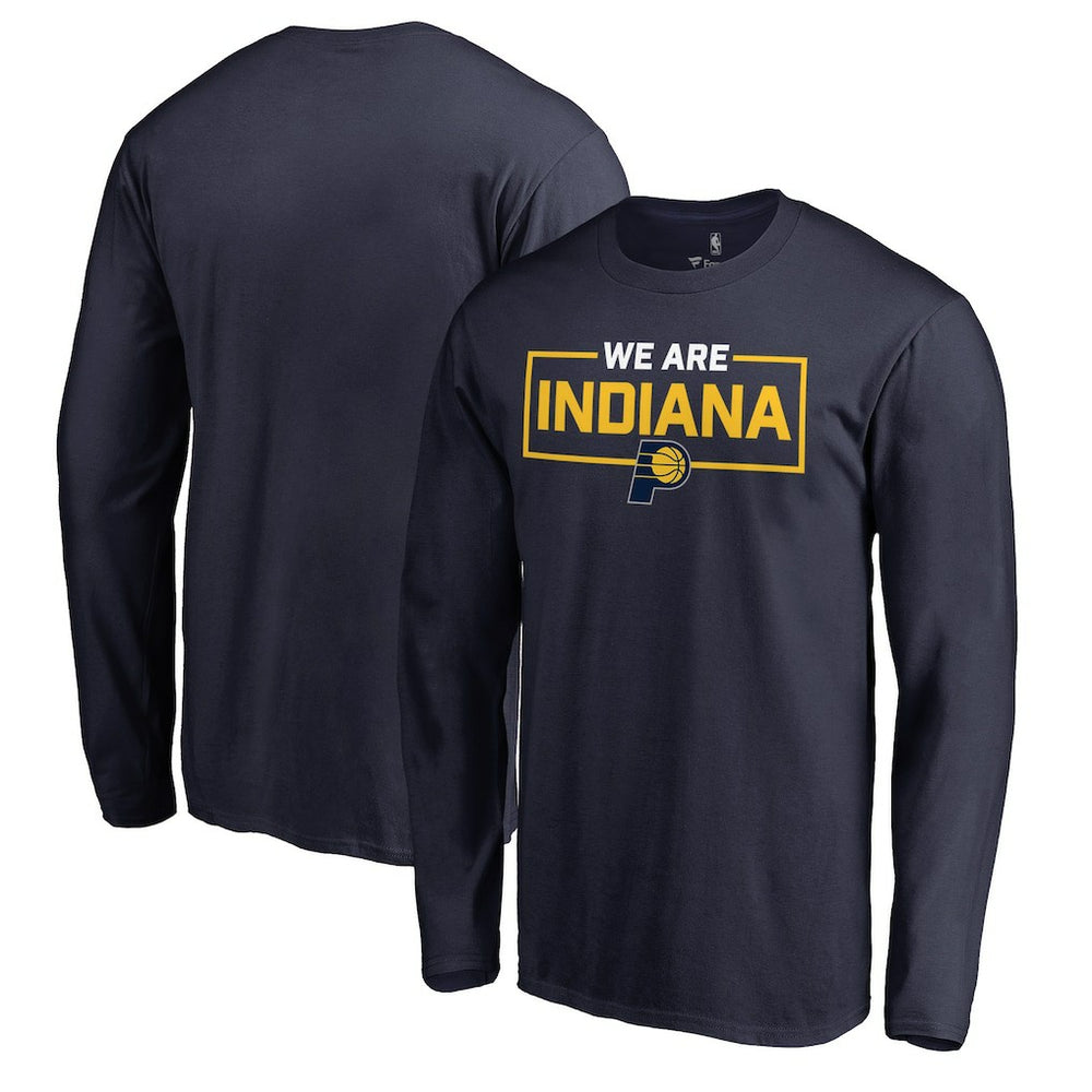 Indiana Pacers We Are Iconic Collection Long Sleeve T-Shirt Navy