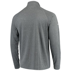 Pittsburgh Pirates Stitches Team Raglan Quarter-Zip Pullover Jacket - Heathered Charcoal Jackets