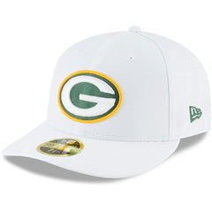 Green Bay Packers New Era Omaha Low Profile 59FIFTY Fitted Hat White