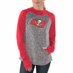 Tampa Bay Buccaneers G-III 4Her by Carl Banks Women's Championship Ring Pullover Hoodie Heathered Gray/Red