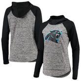 Carolina Panthers G-III 4Her by Carl Banks Women's Championship Ring Pullover Hoodie Heathered Gray/Black