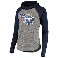Tennessee Titans G-III 4Her by Carl Banks Women's Championship Ring Pullover Hoodie Heathered Gray/Navy