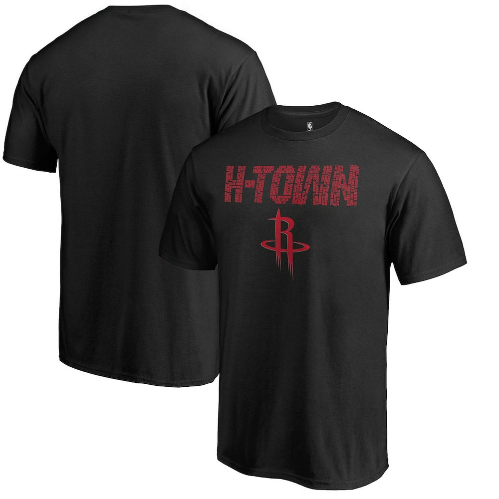 Houston Rockets Hometown Collection Repeating Roster T-Shirt Black