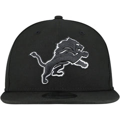 Detroit Lions New Era B-Dub 9FIFTY Adjustable Hat Black