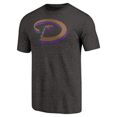 Arizona Diamondbacks Cooperstown Collection Forbes Tri-Blend T-Shirt - Heathered Black T-shirts