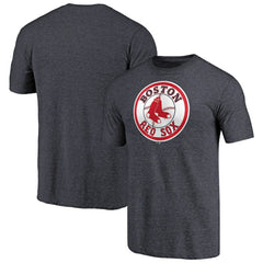 Boston Red Sox Cooperstown Collection Forbes Tri-Blend T-Shirt - Heathered Navy T-shirts