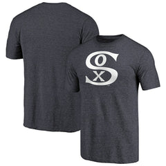 Chicago White Sox Cooperstown Collection Forbes Tri-Blend T-Shirt - Heathered Navy T-shirts