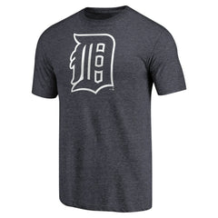 Detroit Tigers Cooperstown Collection Forbes Tri-Blend T-Shirt - Heathered Navy T-shirts