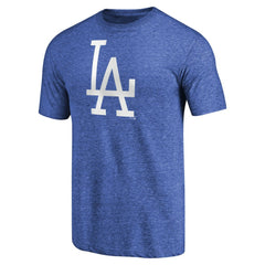 Los Angeles Dodgers Cooperstown Collection Forbes Tri-Blend T-Shirt - Heathered Royal T-shirts